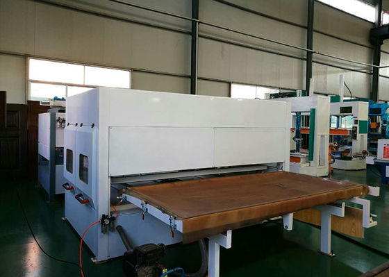 Vacuum Wood Grain Machine For Wooden Door 3500mm*1500m Working table