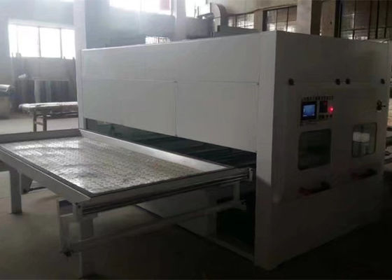 Vacuum Wood Grain Machine For Wooden Door 3500mm*1500m Working table