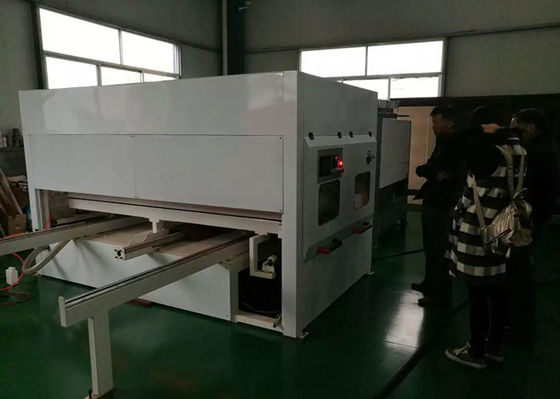 Vacuum Wood Grain Machine For Wooden Door 3500mm*1500m Working table