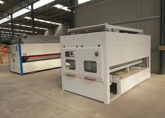 Vacuum Wood Grain Machine For Wooden Door 3500mm*1500m Working table
